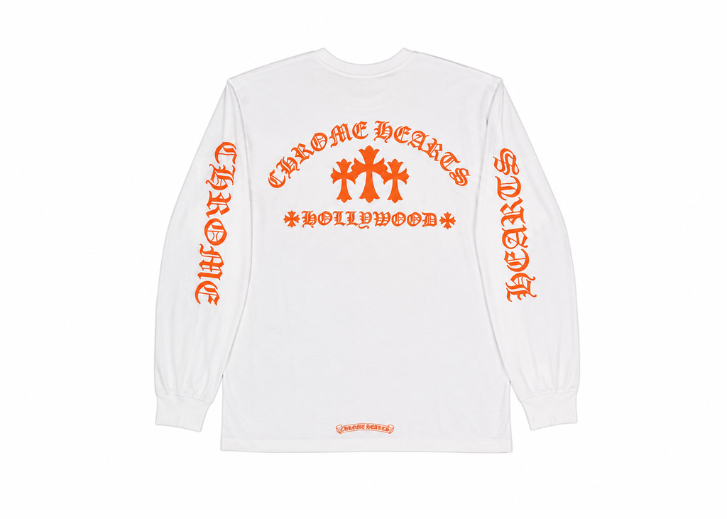 CH Hollywood Long Sleeve White/Orange back