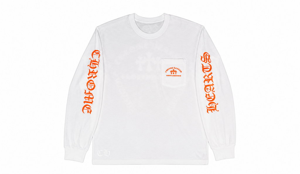 CH Hollywood Long Sleeve White/Orange front