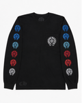 CH Multi-Color Horseshoe Long Sleeve Black front