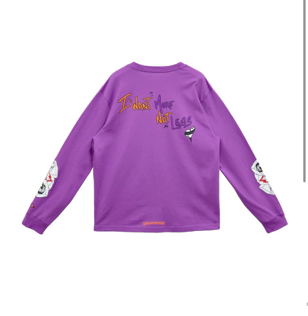 CH I Want More Not Less L/S back
