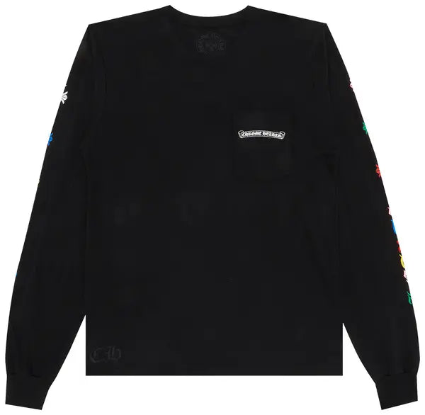 Chrome Hearts Multi-Color Cemetery Cross L/S - Front