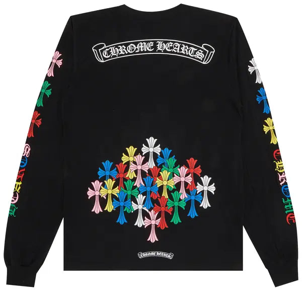 Chrome Hearts Multi-Color Cemetery Cross L/S - Back