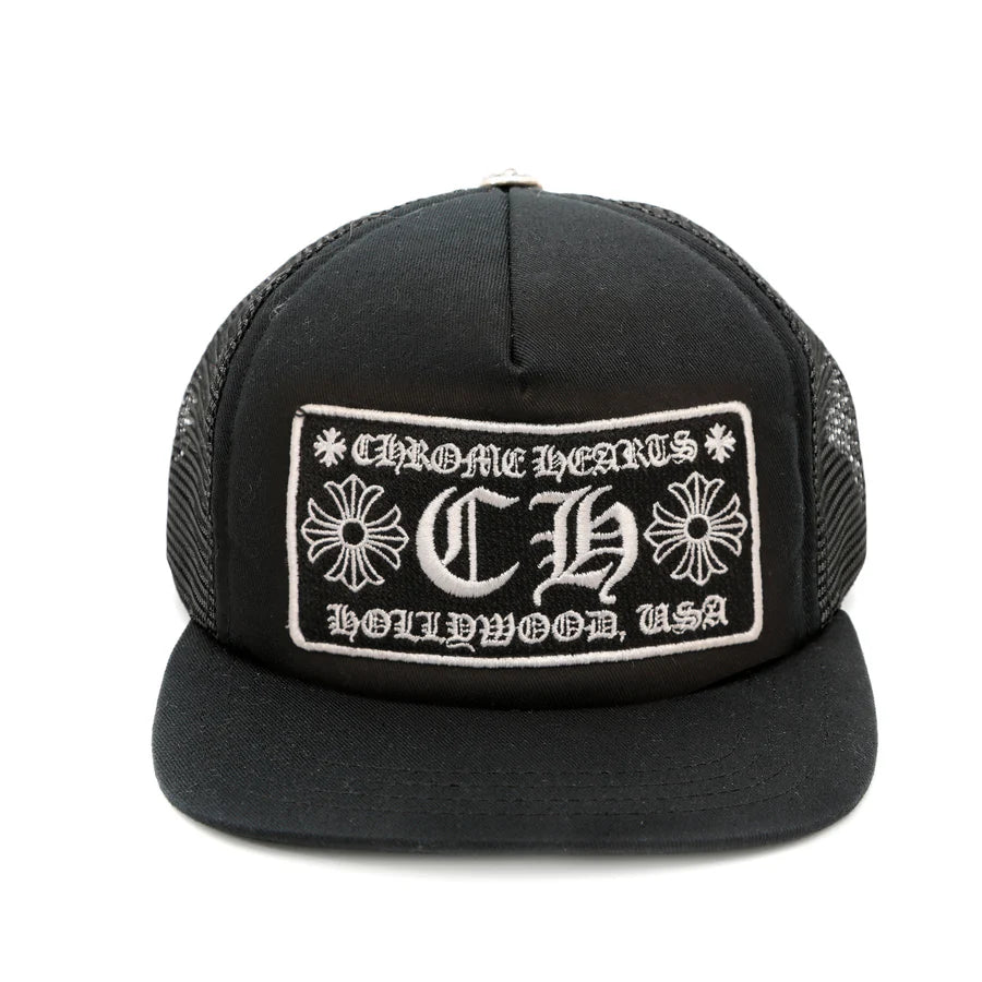 CH Hollywood Trucker Hat Black front