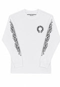 CH White Floral Sleeve Long Sleeve front