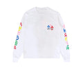 CH White Multicolored Cross Long Sleeve front