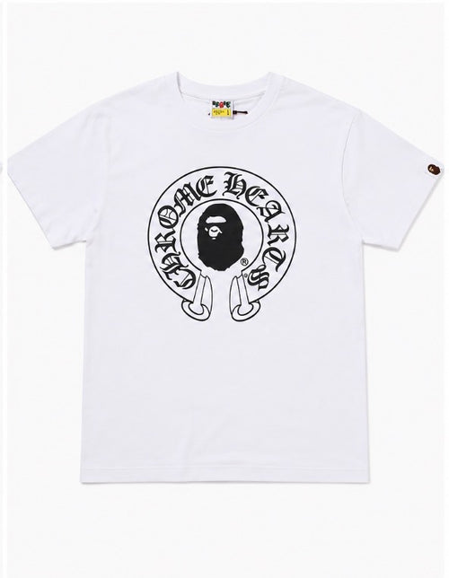 CH x BM Horseshoe Tee White front