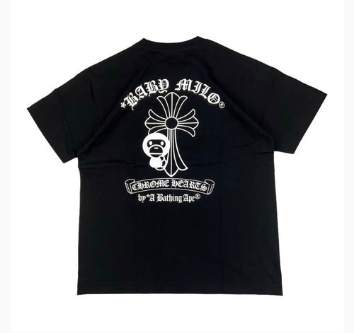 CH x BM Horseshoe Tee Black back