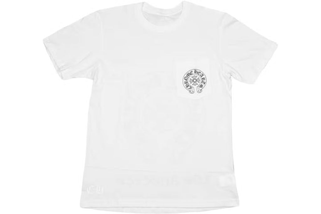 CH Horseshoe Pocket Tee White