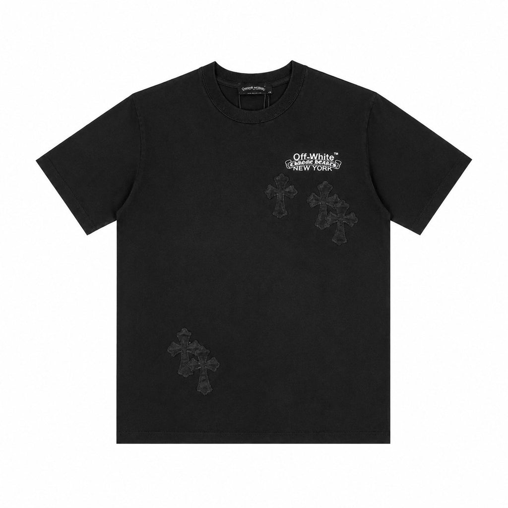 NY Cross Patch Collab Tee Black front