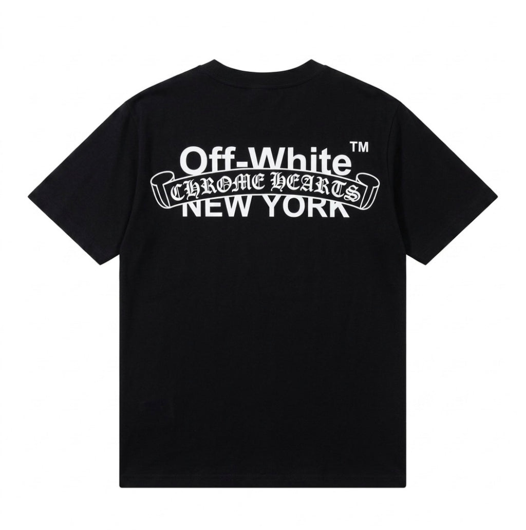 NY Cross Patch Collab Tee Black back