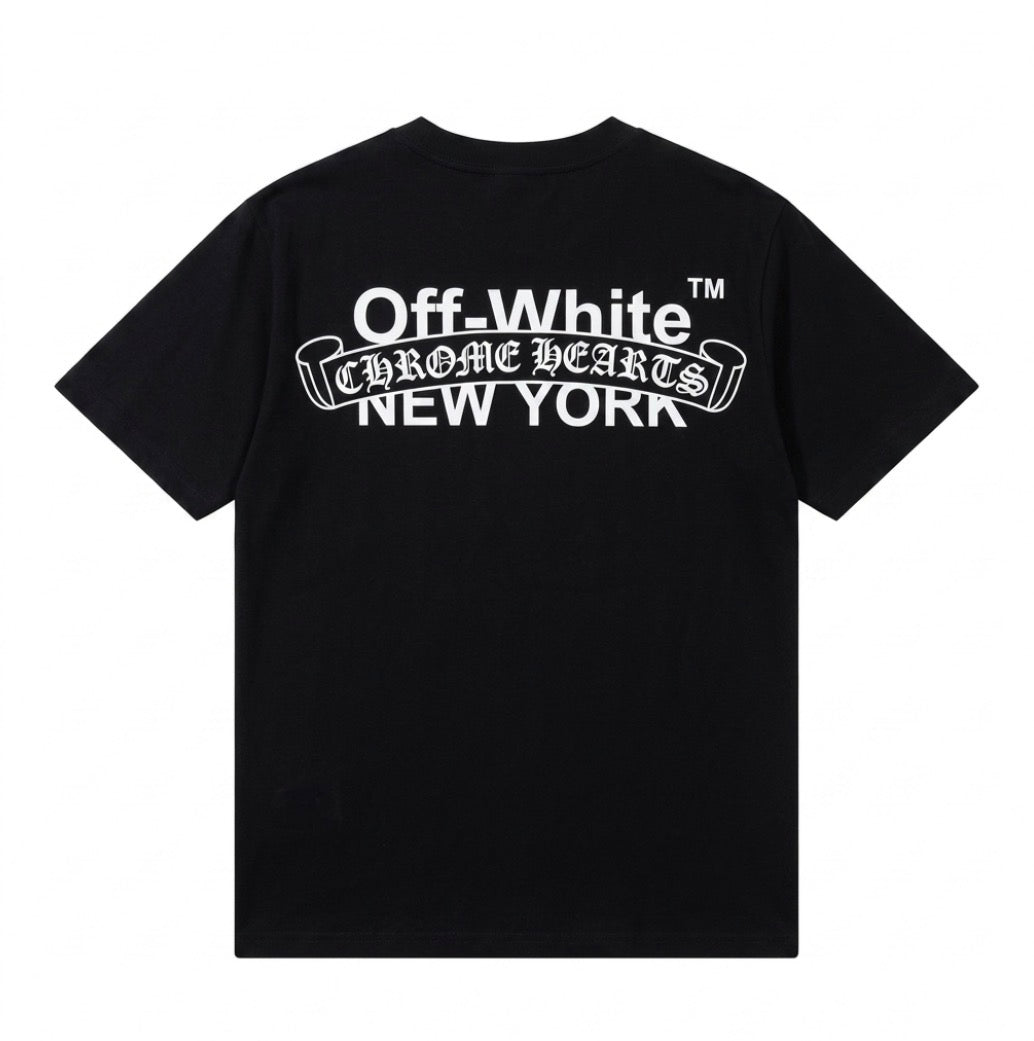 NY Cross Patch Collab Tee Black back