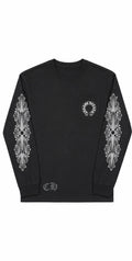 CH Black Floral Sleeve Long Sleeve front
