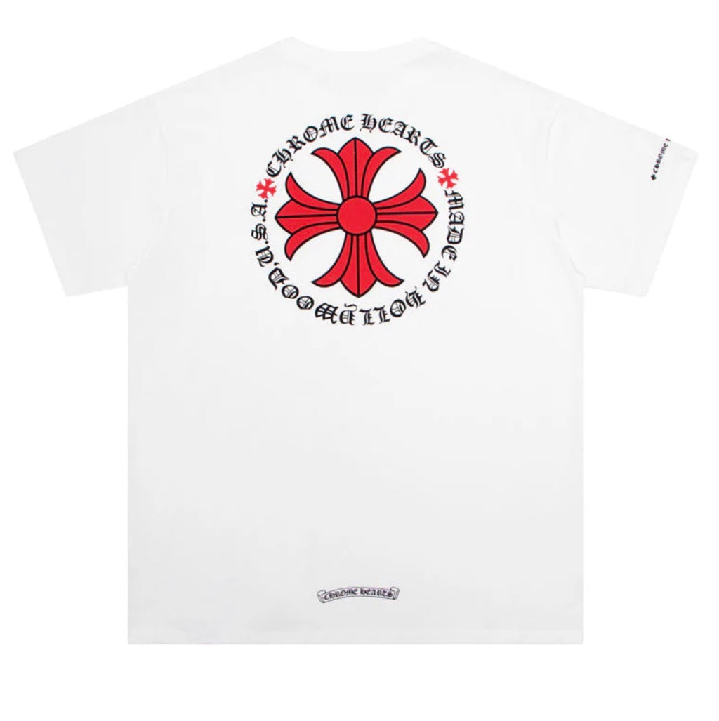 Hollywood Cross Pocket Tee White back