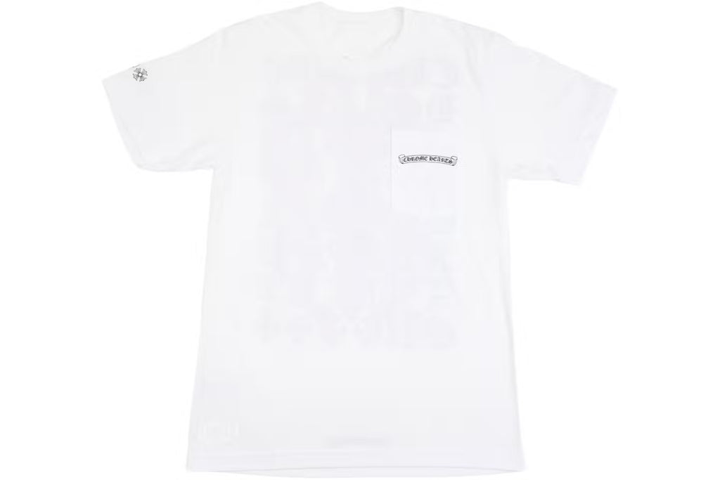 Dagger Pocket Tee White front