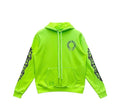 Neon Green Horseshoe Hoodie Front