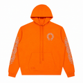 Orange Horseshoe Hoodie Front