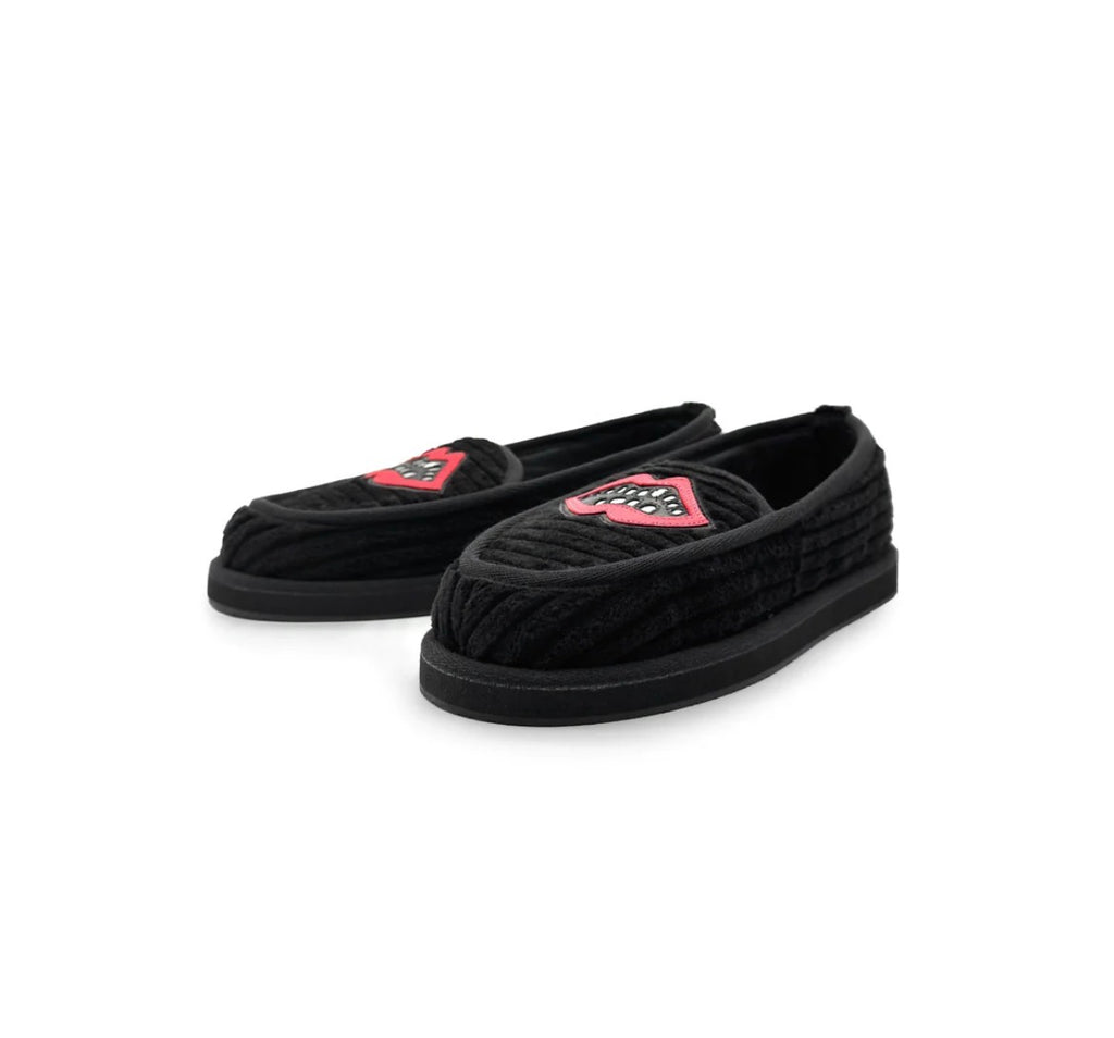 Red Lips Corduroy Loafer — angle