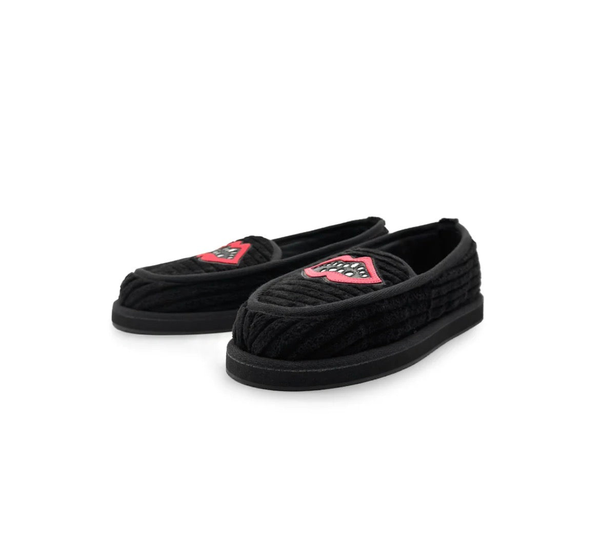 Red Lips Corduroy Loafer — angle