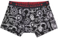 Monogram all-over print boxer brief with red waistband