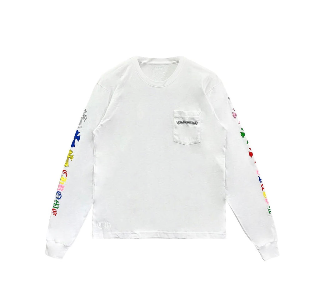 Multicolor Cross Pocket Long Sleeve — Front