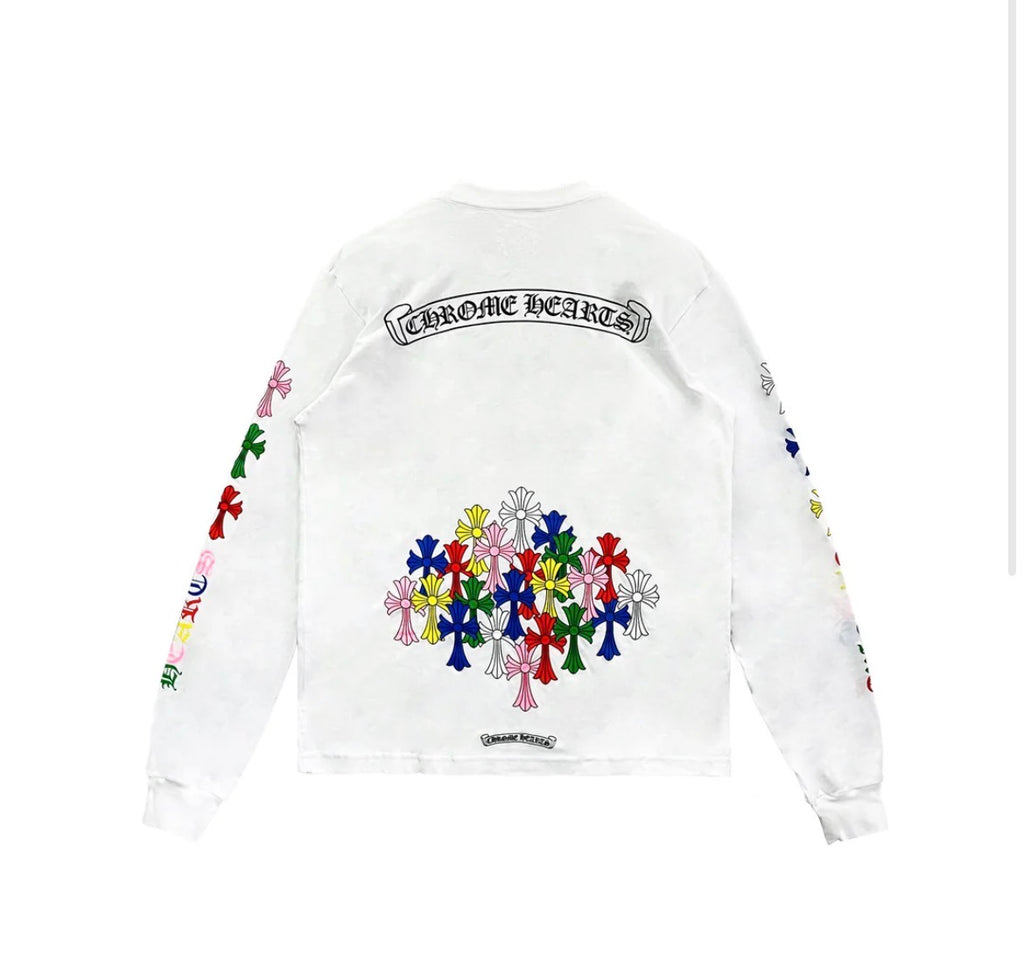Multicolor Cross Pocket Long Sleeve — Back