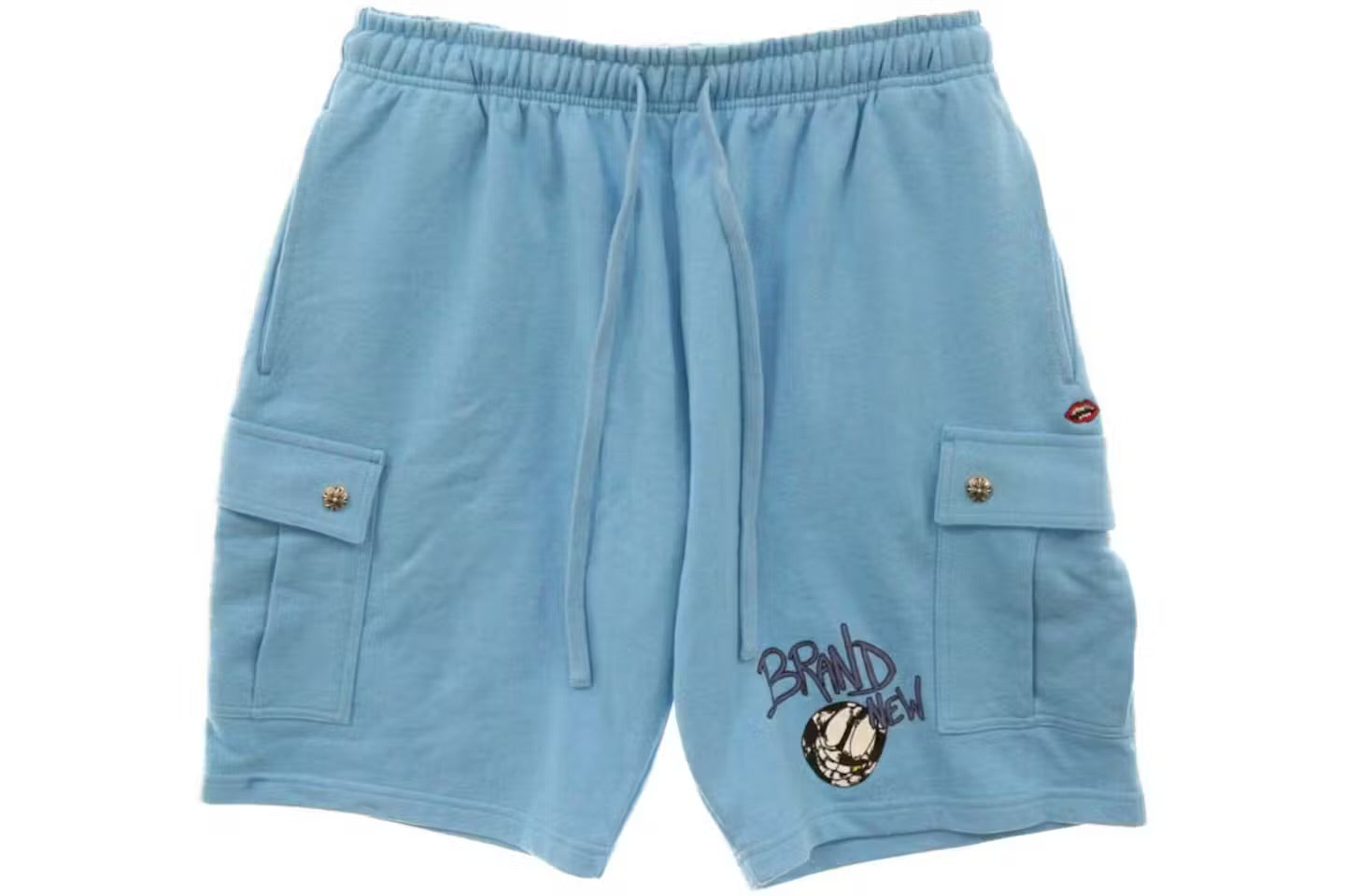 Brand New Cargo Shorts Sky Blue front