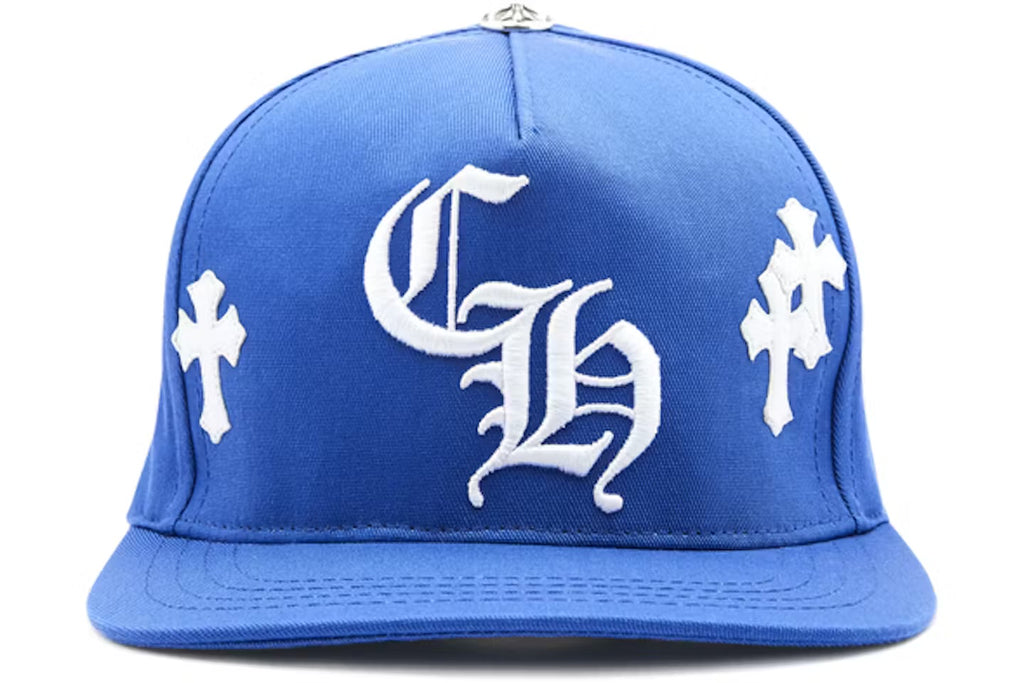 CH Cross Patch Snapback Blue White front