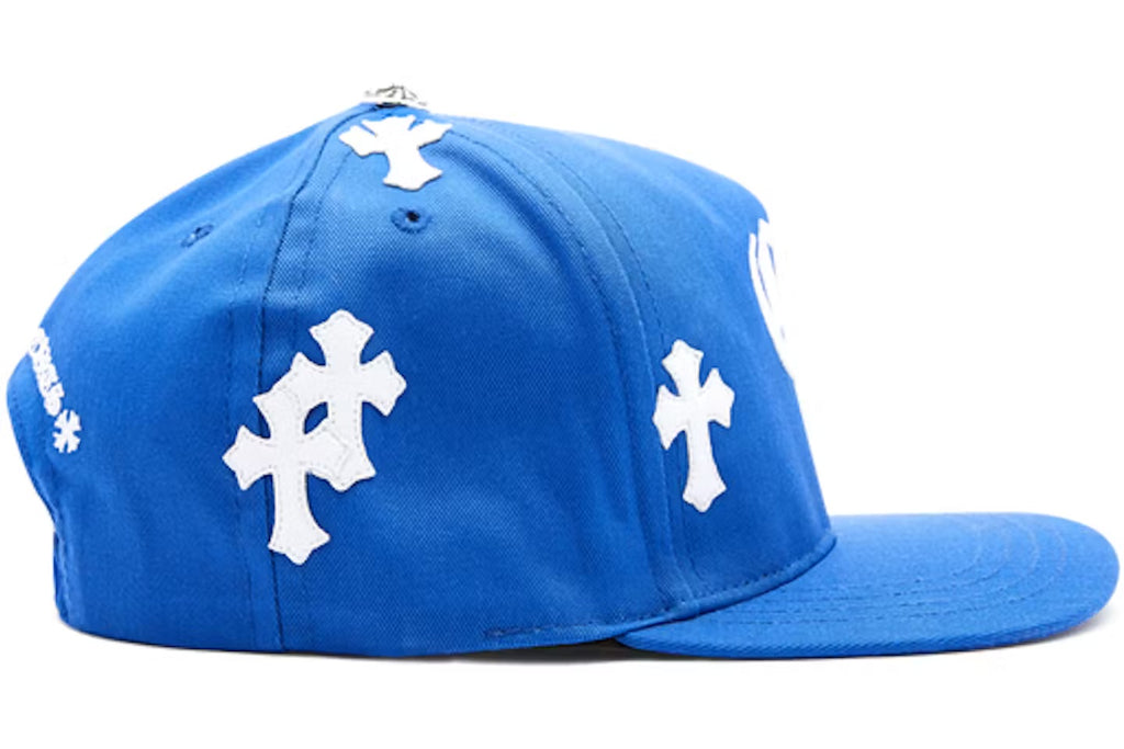 CH Cross Patch Snapback Blue White side