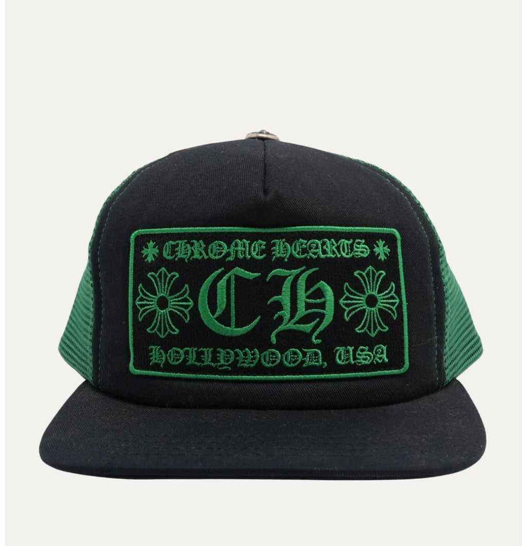 CH Hollywood Patch Trucker Hat Black Green