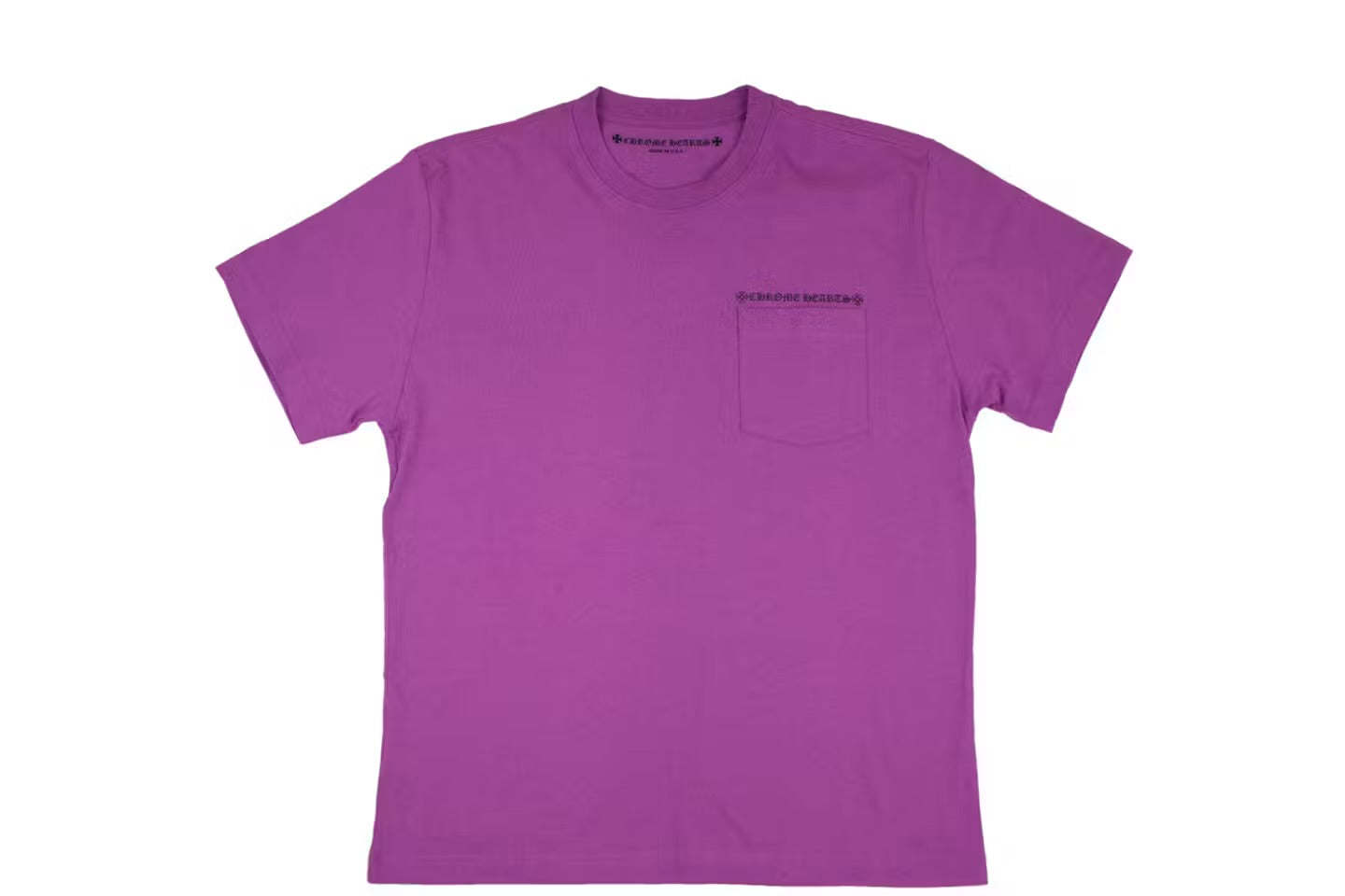 Web Eyes Pocket Tee Purple front