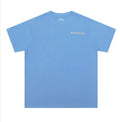 Horseshoe Script Tee Sky Blue front