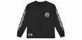 Floral Horseshoe LA Long Sleeve Black front