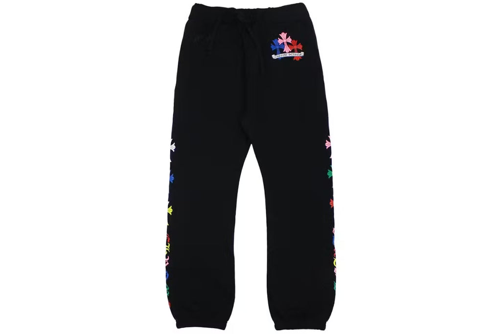 CH Multi-Color Cross Sweatpants Black — Front