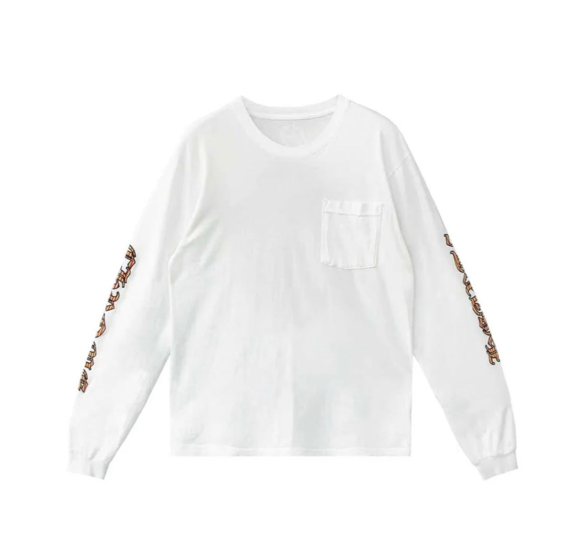 Orange Dagger Crest Long Sleeve front
