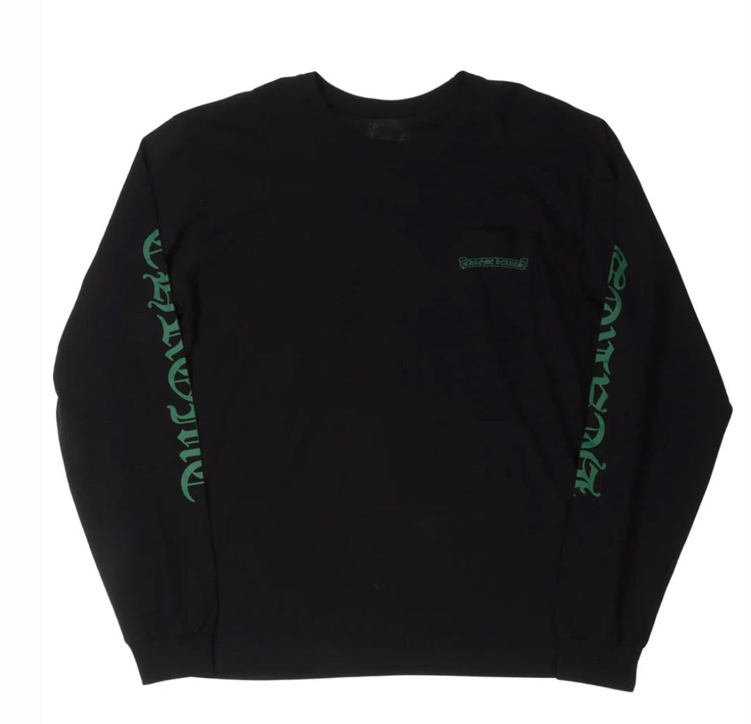 Green Cross Cluster Long Sleeve front