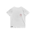 Red Horseshoe Pocket Tee White front