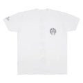 Rainbow Horseshoe Stack Pocket Tee White front