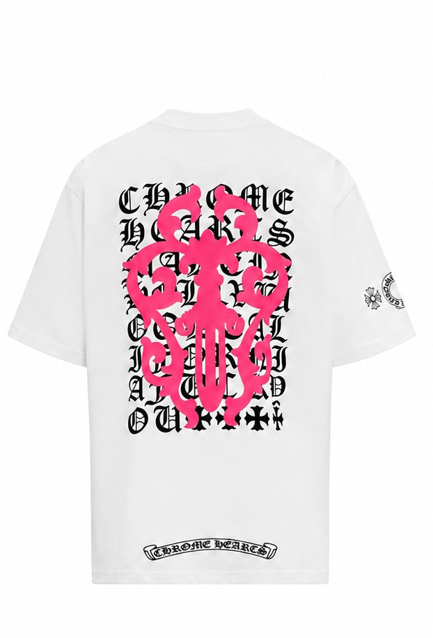 Dagger Pocket Tee White back