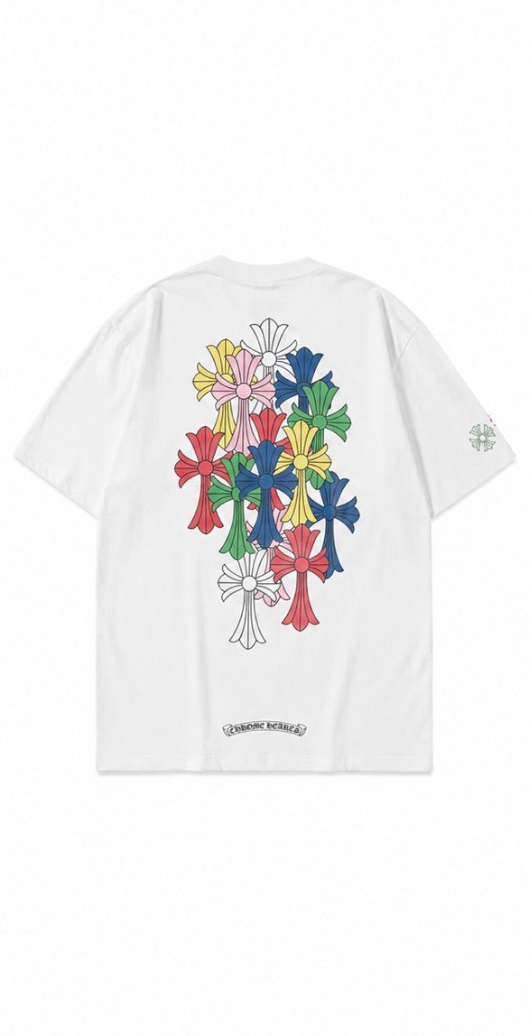 Cross Cemetery Pocket Tee White — back
