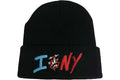 I Love NY Beanie Black