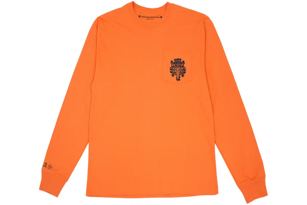 Dagger Orange Long Sleeve Front