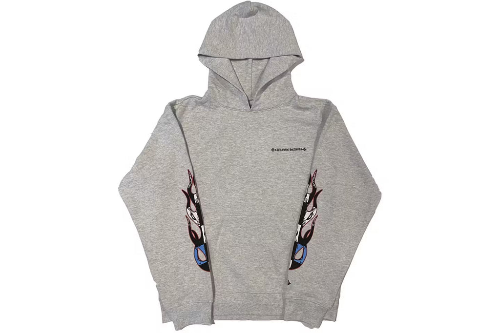 Graffiti Grey Hoodie Front