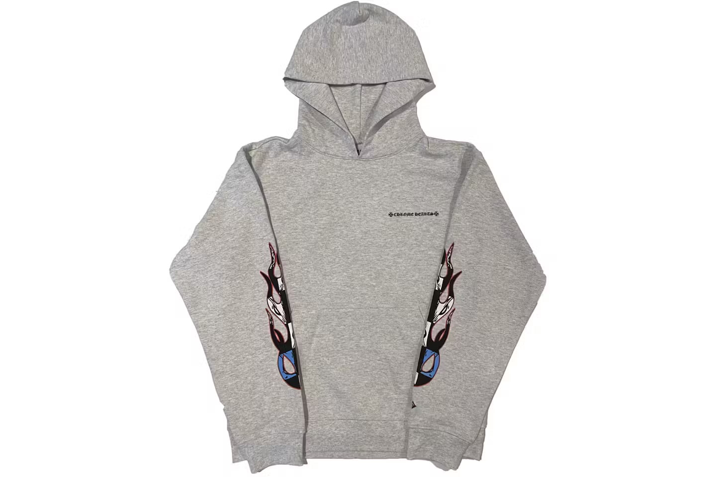 Graffiti Grey Hoodie Front