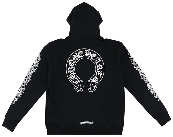 Horseshoe Zip Hoodie Back