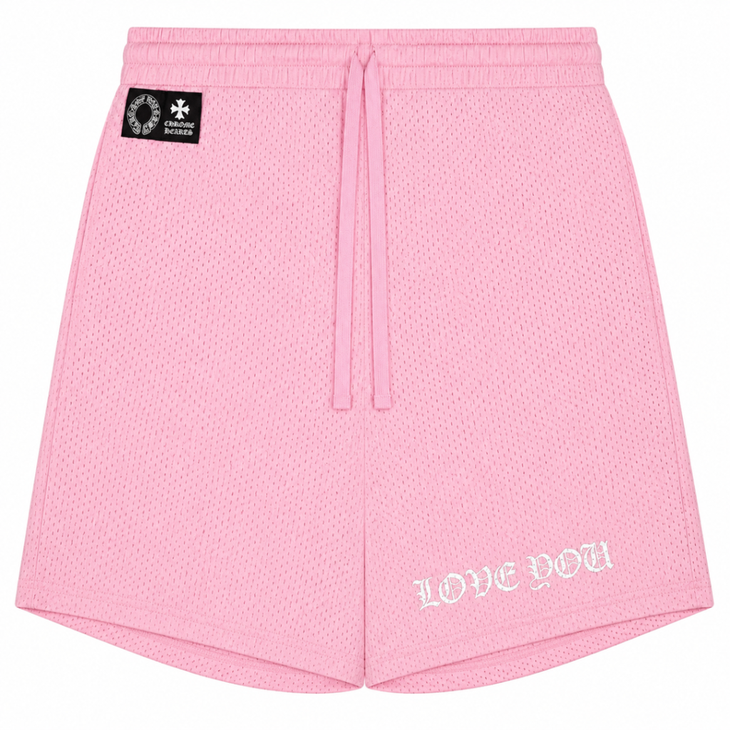 CH Jersey Set Pink Love You shorts