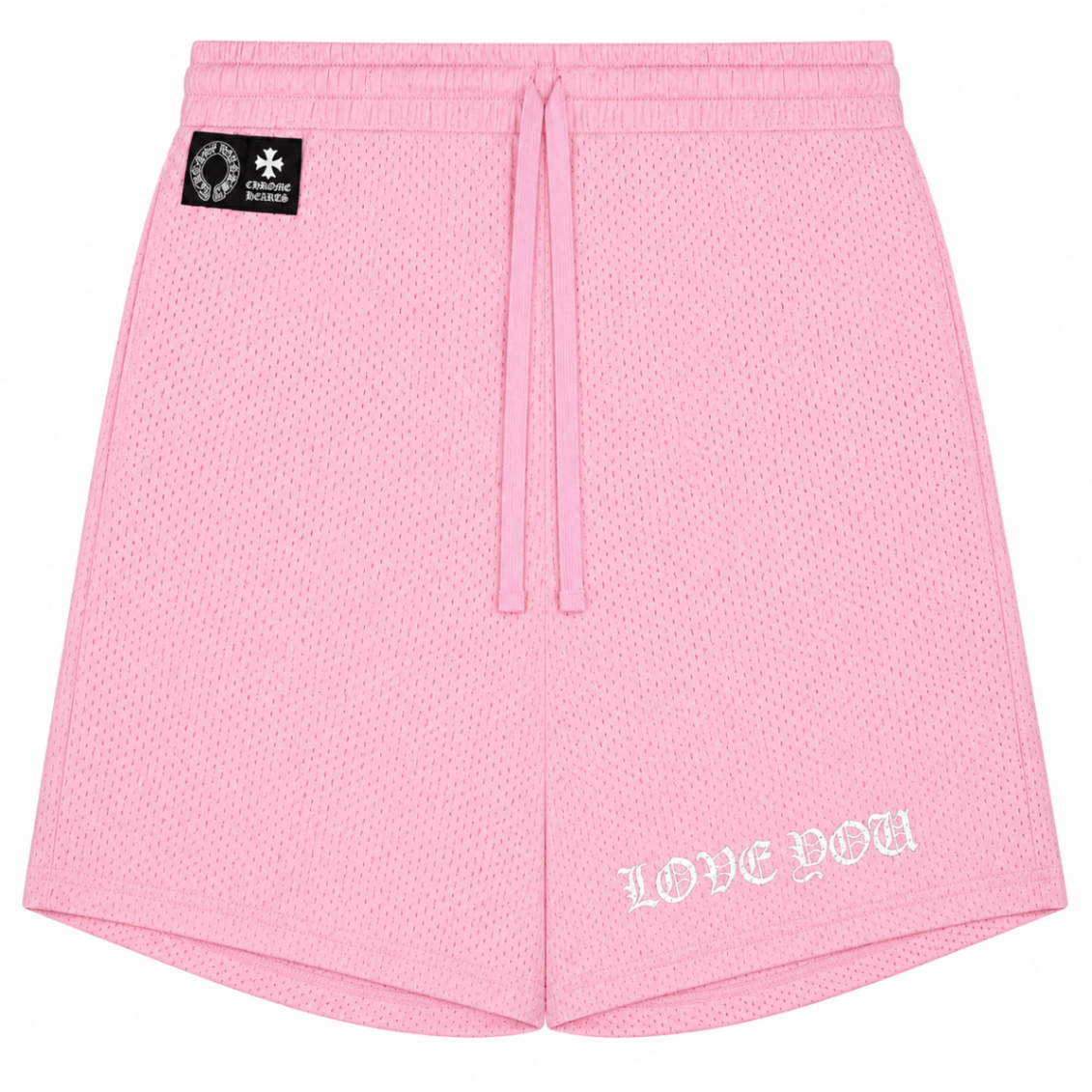 CH Mesh Shorts Pink Love You front