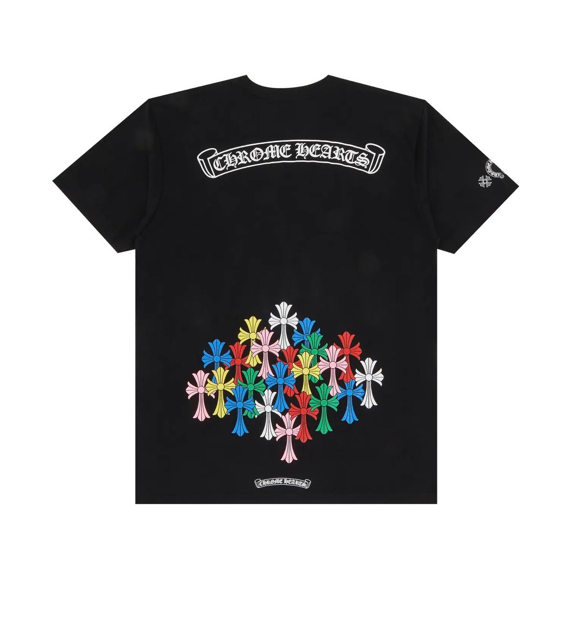 CH Multi Color Cross Tee Black back
