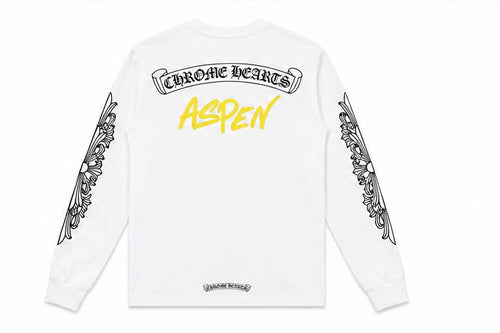 CH Aspen White Long Sleeve back