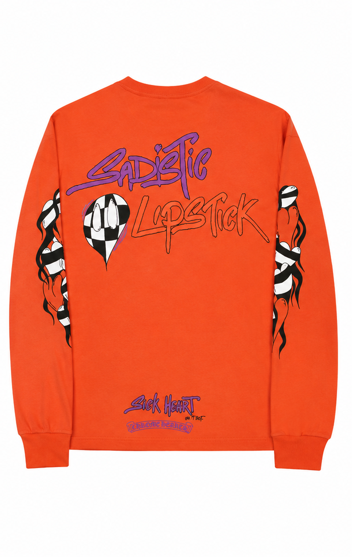 CH Sadistic Lipstick Long Sleeve Red back