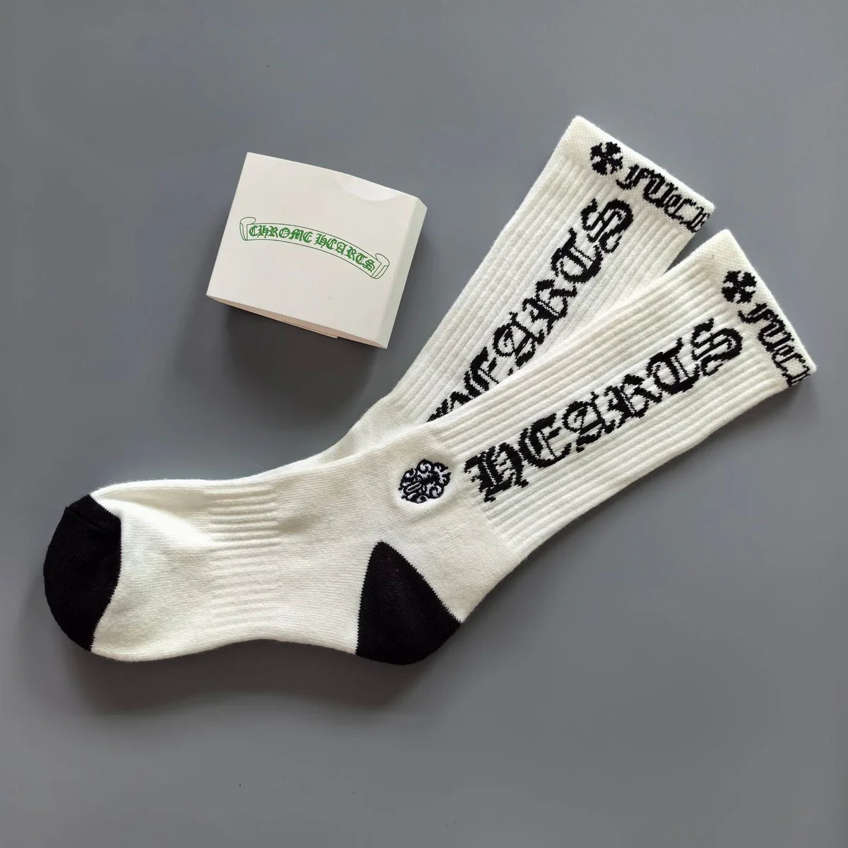 CH Letters Sock White